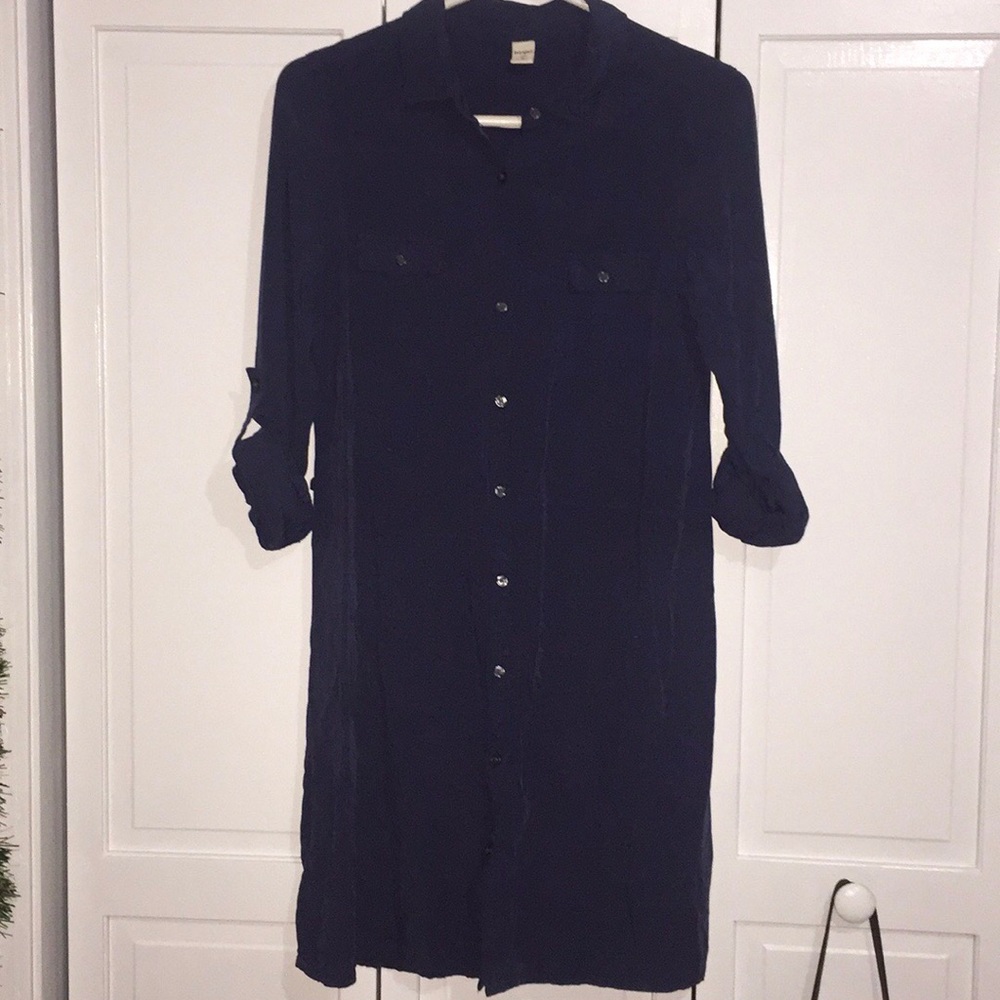 Navy duster